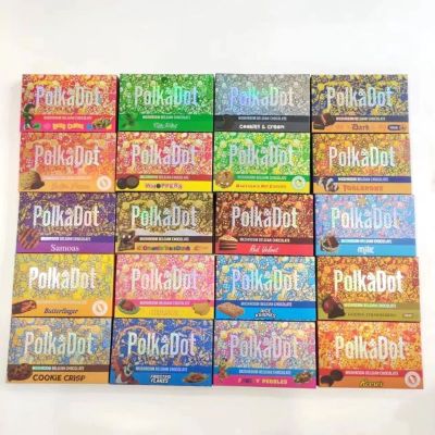 PolkaDot Chocolate Bar Packaging Boxes | 20 Flavors